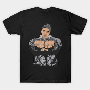 MOBB DEEP PRODIGY " Showing Double Punch " DAWRING T-Shirt